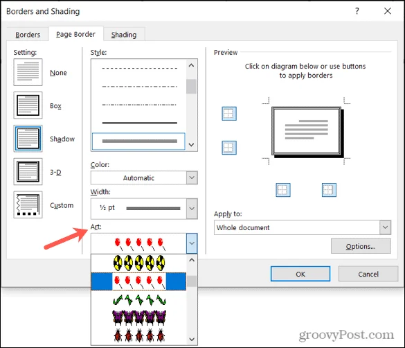 Comment ajouter une bordure à une page dans Microsoft Word
