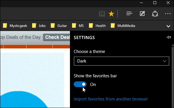 Import Chrome, IE atau Penanda Halaman Firefox ke dalam Legacy Microsoft Edge