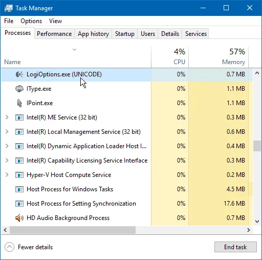 Apakah LogiOptions.exe (UNICODE) dan adakah Prosesnya Selamat?