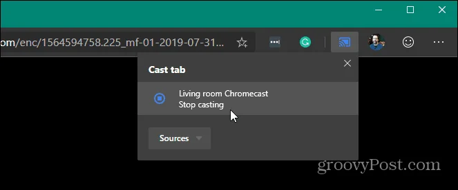 Cara Menghantar Media dari Microsoft Edge ke Google Chromecast