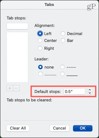 Cómo configurar tabulaciones en Microsoft Word