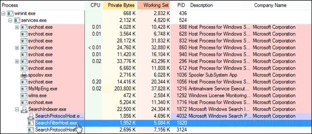 O que é SearchFilterHost.exe e por que está em execução?