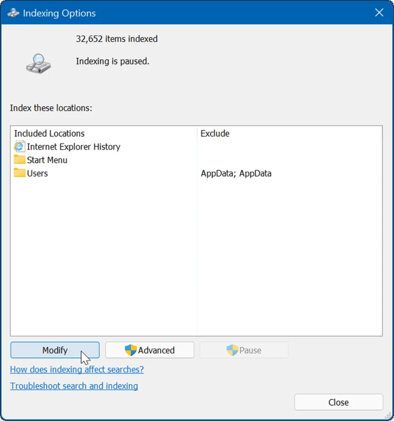 Cara Menyembunyikan Fail dan Folder daripada Carian pada Windows 11