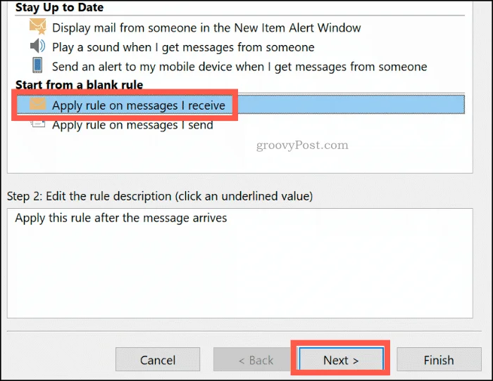 Cara Menonjolkan E-mel Penting dalam Outlook