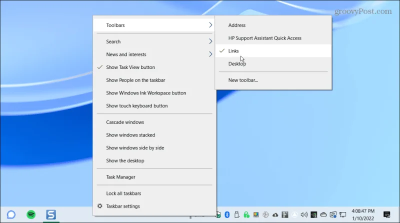 Bagaimana untuk Memusatkan Bar Tugas Windows 10
