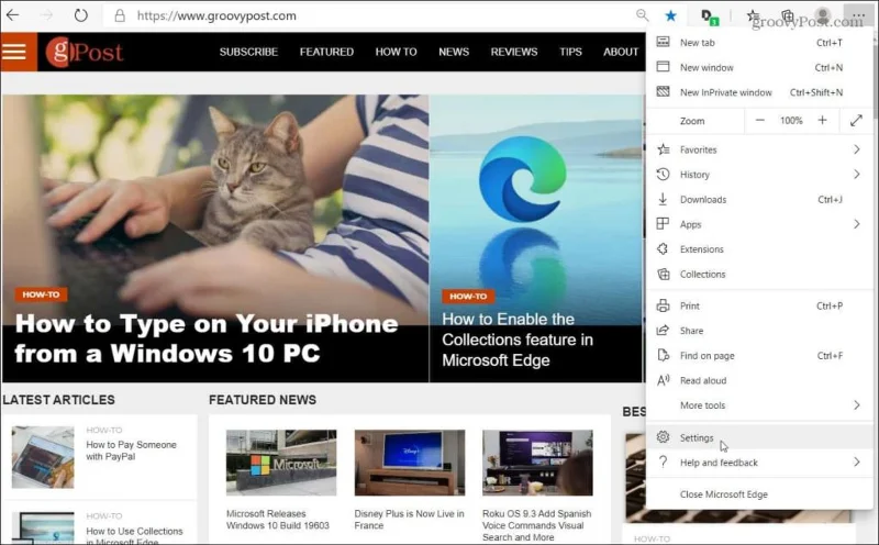 Jak włączyć lub wyłączyć uprawnienia witryny w Microsoft Edge