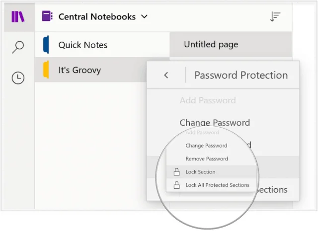Cara Melindungi dan Menyulitkan Buku Nota Microsoft OneNote Kata Laluan