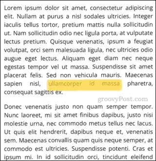 Text markieren