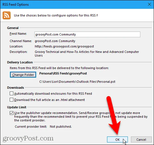 Cara Menambah Suapan RSS ke Microsoft Outlook