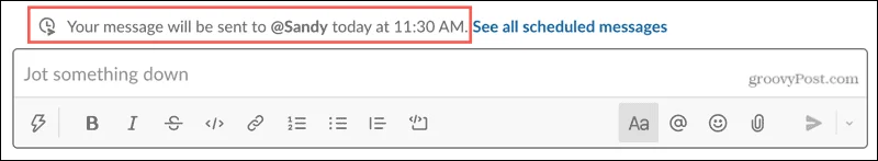Cara Menjadualkan Mesej dalam Slack untuk Dihantar Kemudian