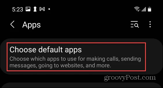Cara Menetapkan Semula Apl Lalai pada Android