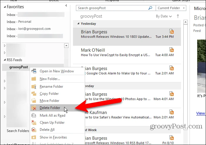 Cara Menambah Suapan RSS ke Microsoft Outlook