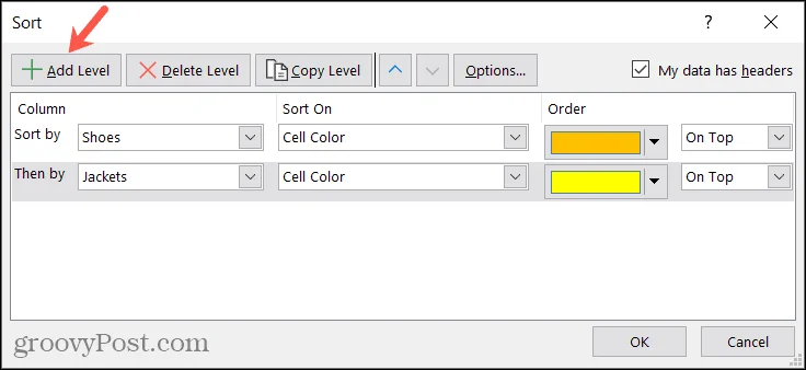 Cómo usar la función de clasificación personalizada en Microsoft Excel