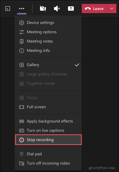 Cómo capturar y reproducir una grabación de Microsoft Teams
