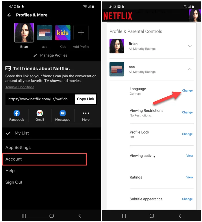 Cómo cambiar el idioma en Netflix