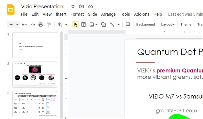 Cómo convertir un PowerPoint a diapositivas de Google