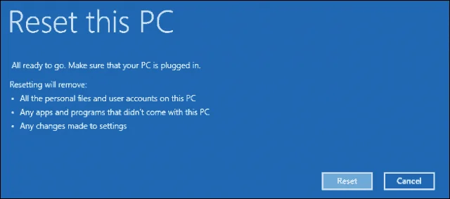 Cara Memasang Semula Windows 10 tanpa Media Pemulihan USB atau DVD