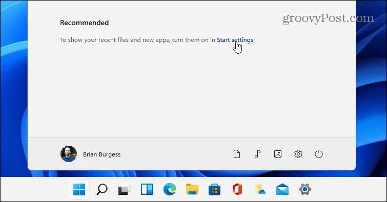 Cómo ocultar elementos recomendados en el menú de inicio de Windows 11
