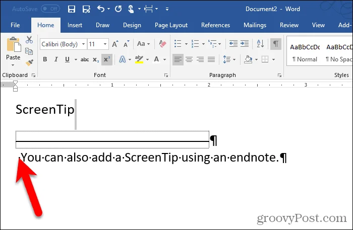 Cara Bekerja Dengan Petua Skrin dalam Microsoft Word
