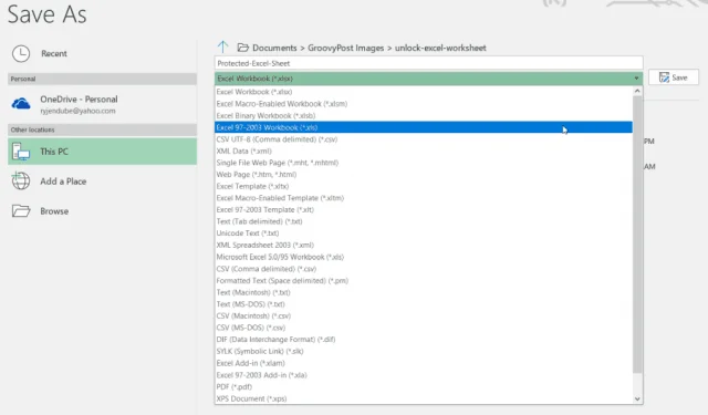 Cómo desproteger una hoja de Microsoft Excel