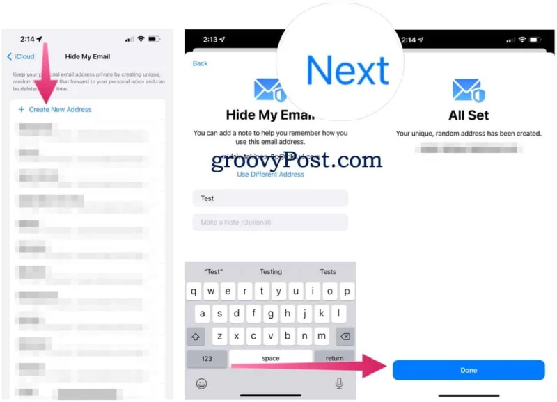 Cara Menggunakan Sembunyikan E-mel Saya dalam iCloud+