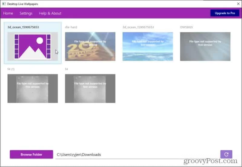 Cara Menetapkan Kertas Dinding Langsung & Latar Belakang Desktop Beranimasi dalam Windows 10