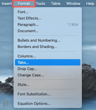 Cómo configurar tabulaciones en Microsoft Word