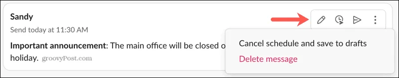 Cara Menjadualkan Mesej dalam Slack untuk Dihantar Kemudian