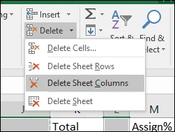 Cara Memadam Sel Kosong dalam Microsoft Excel