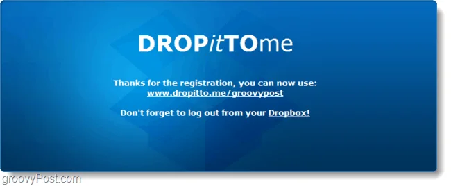 Reciba archivos de cualquier persona directamente en su Dropbox con DropItToMe (actualizado)