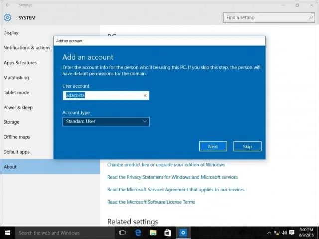 Como associar um PC com Windows 10 a um domínio