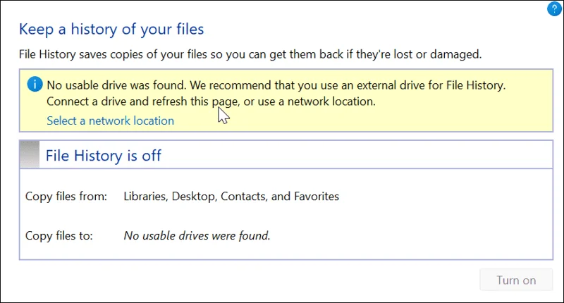Cara Menggunakan Sejarah Fail pada Windows 11