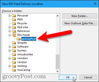 Cara Menambah Suapan RSS ke Microsoft Outlook