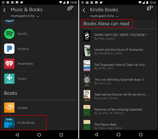 Cómo encontrar libros electrónicos de Kindle que Alexa pueda leer para usted