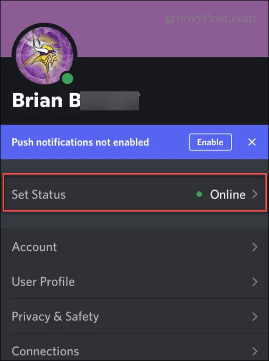 Cara Muncul Luar Talian di Discord