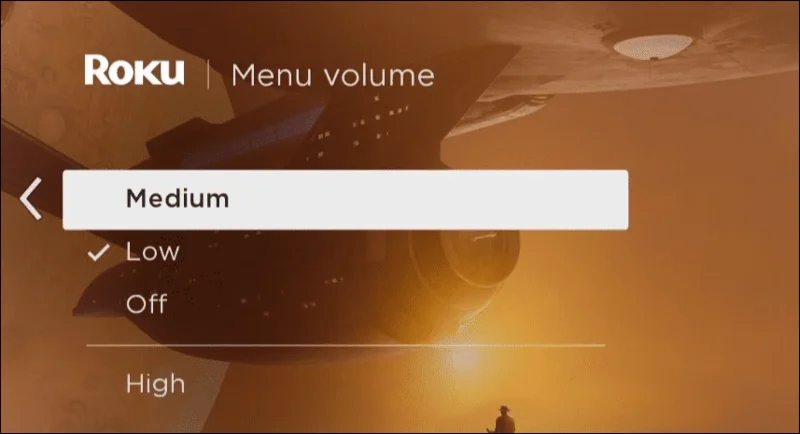 Cómo cambiar el volumen en Roku