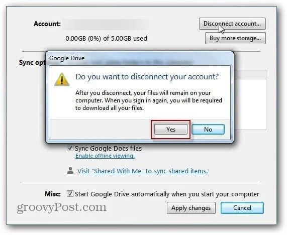 Cómo desinstalar Google Drive completamente desde Windows