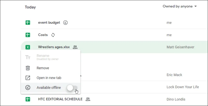 วิธีใช้ Google เอกสารออฟไลน์