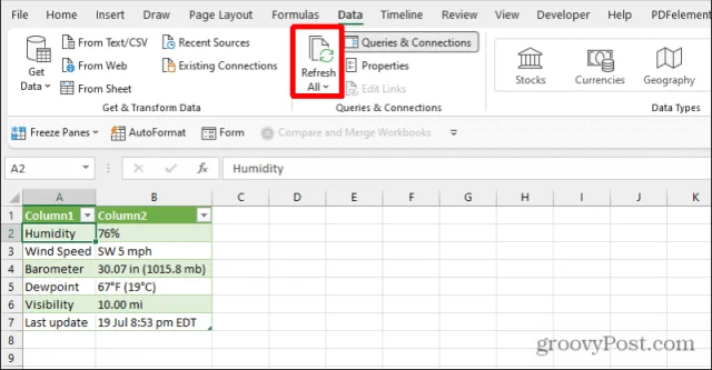 Cara Pengikisan Web dalam Excel Berfungsi: Import Data Dari Web