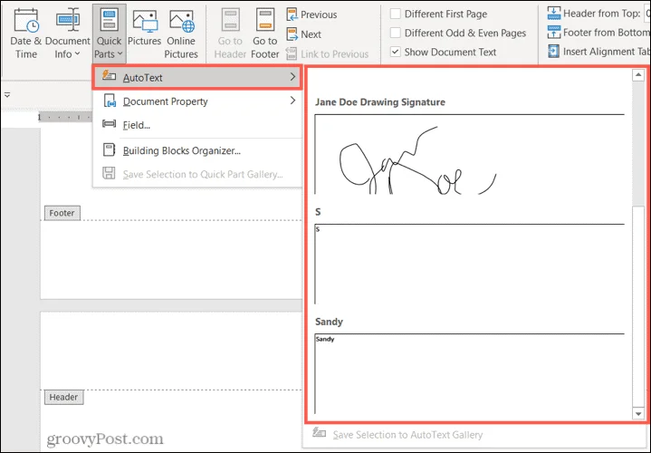 Cómo insertar encabezados y pies de página personalizados en Microsoft Word