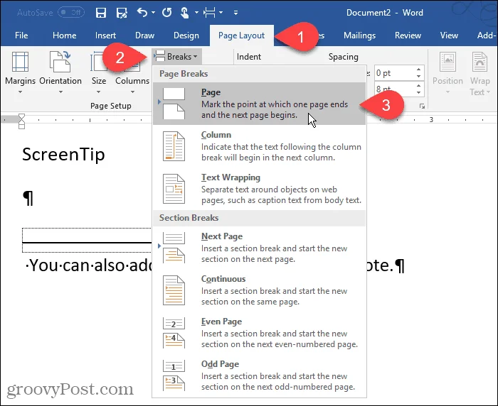 Desenhando uma caixa de texto no Microsoft Word