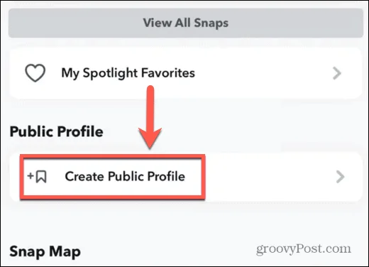Cómo hacer un perfil público en Snapchat