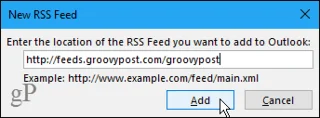 Cara Menambah Suapan RSS ke Microsoft Outlook