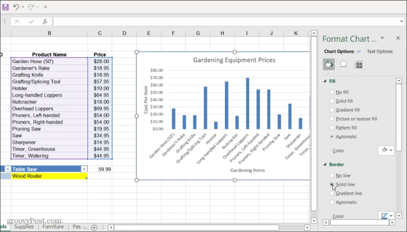Cara Membuat Graf Bar dalam Excel