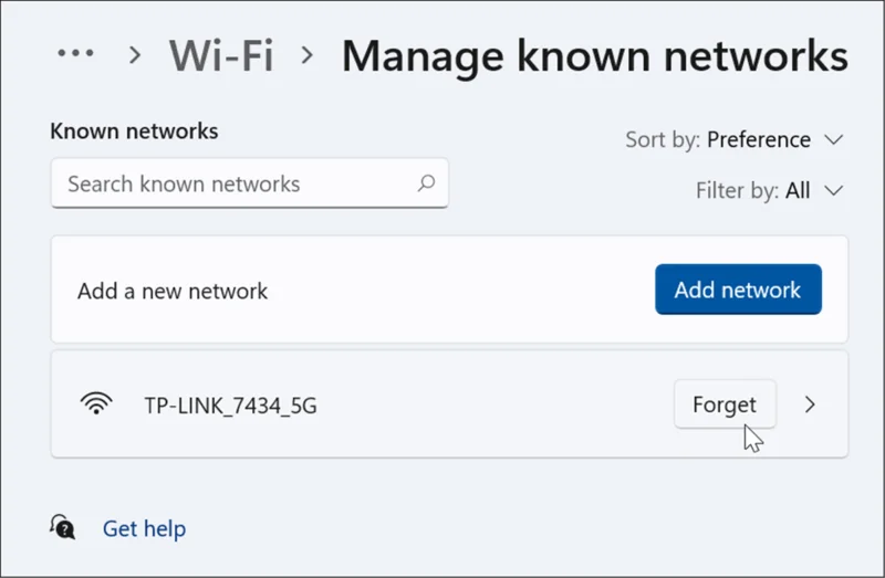 Cara Melupakan Rangkaian Wi-Fi pada Windows 11