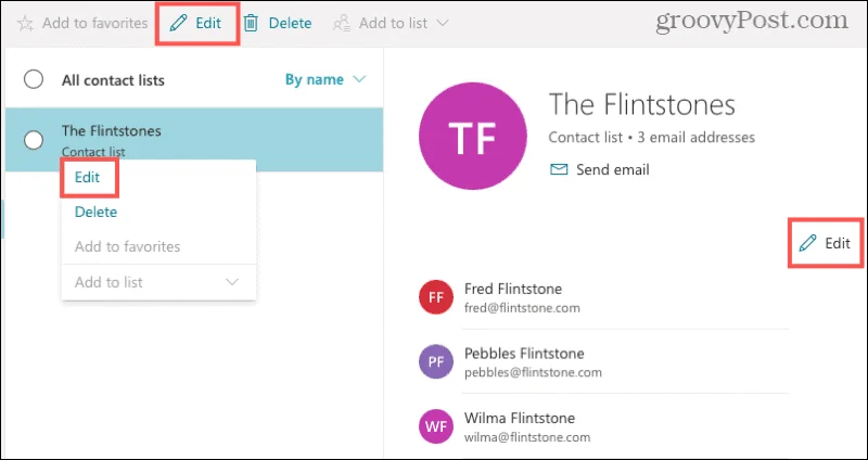 Cómo crear un grupo de contactos o una lista de distribución en Outlook