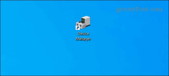 Cómo crear un acceso directo al Administrador de dispositivos en Windows 10