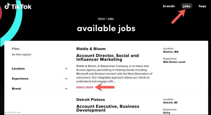 Cara Menggunakan Resume TikTok untuk Memohon Pekerjaan