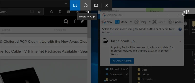 Dapatkan dan Anotasi Tangkapan Skrin dengan Alat Snip & Sketch Baharu pada Windows 10