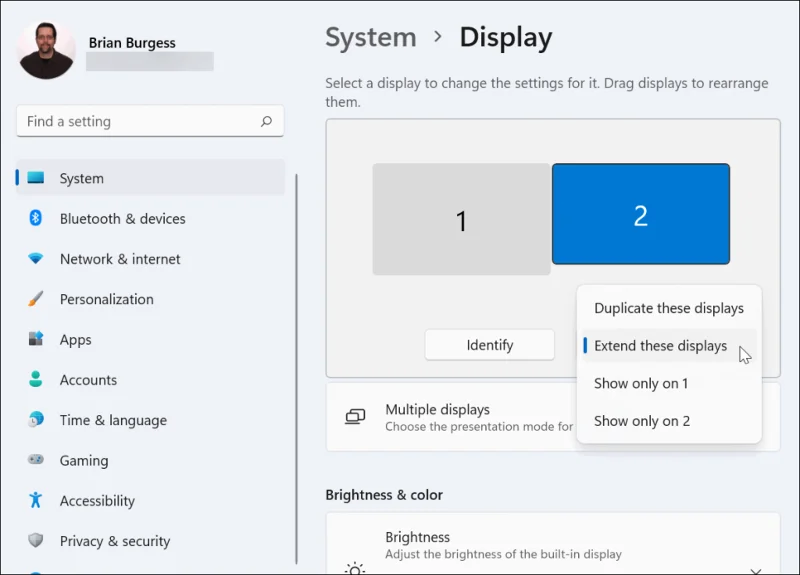 Modalità multi-monitor